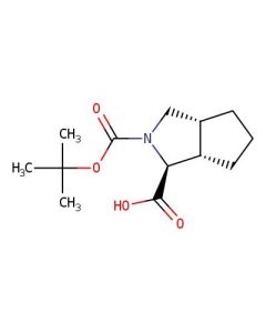 Astatech REL-(1S,3AR,6AS)-2-(TERT-BUTOXYCARBONYL)OCTAHYDROCYCLOPENTA[C]PYRROLE-1-CARBOXYLIC ACID, 95.00% Purity, 0.25G